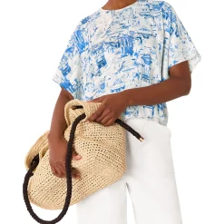 Rome Print Blouse