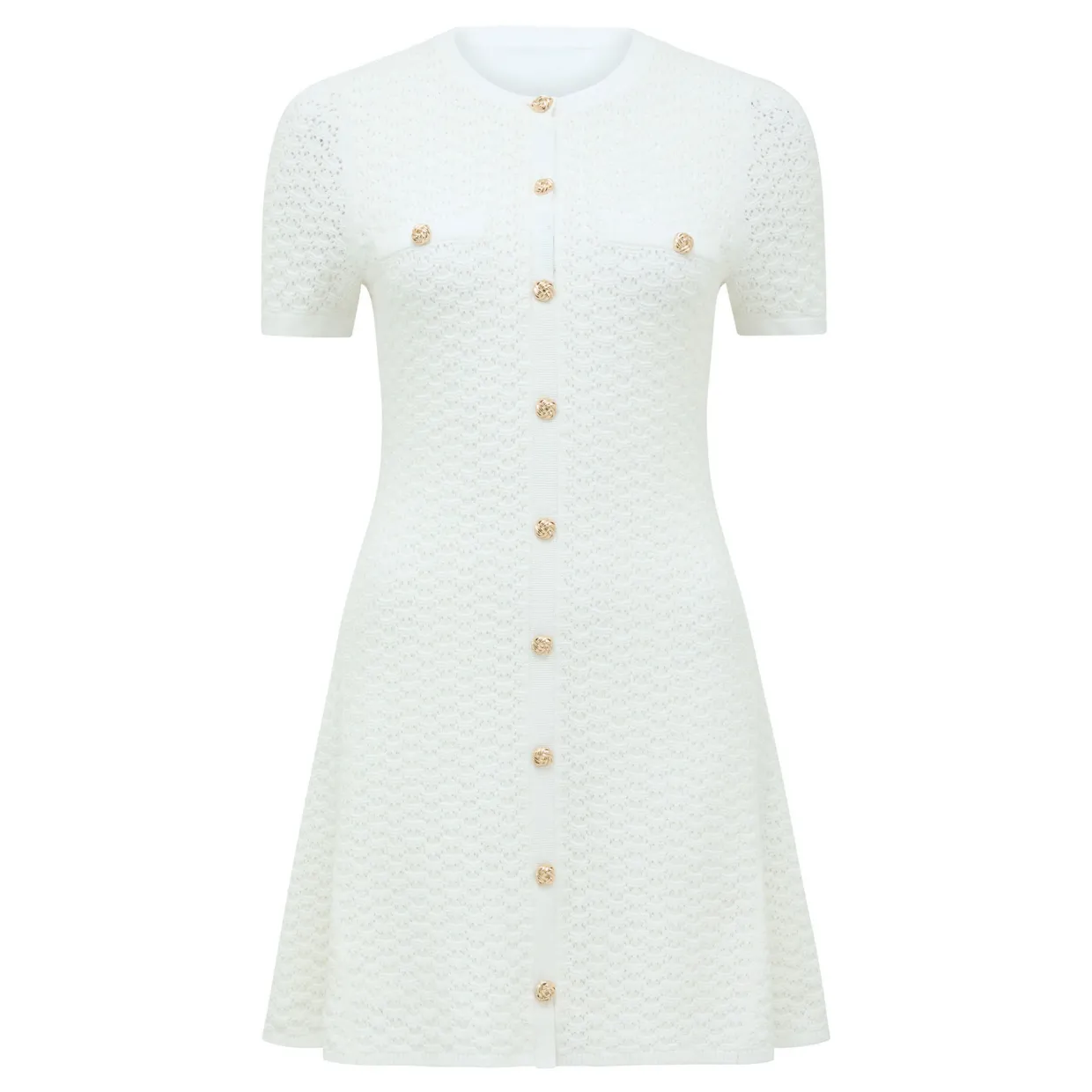 Rosa Stitch Knitted Mini Dress