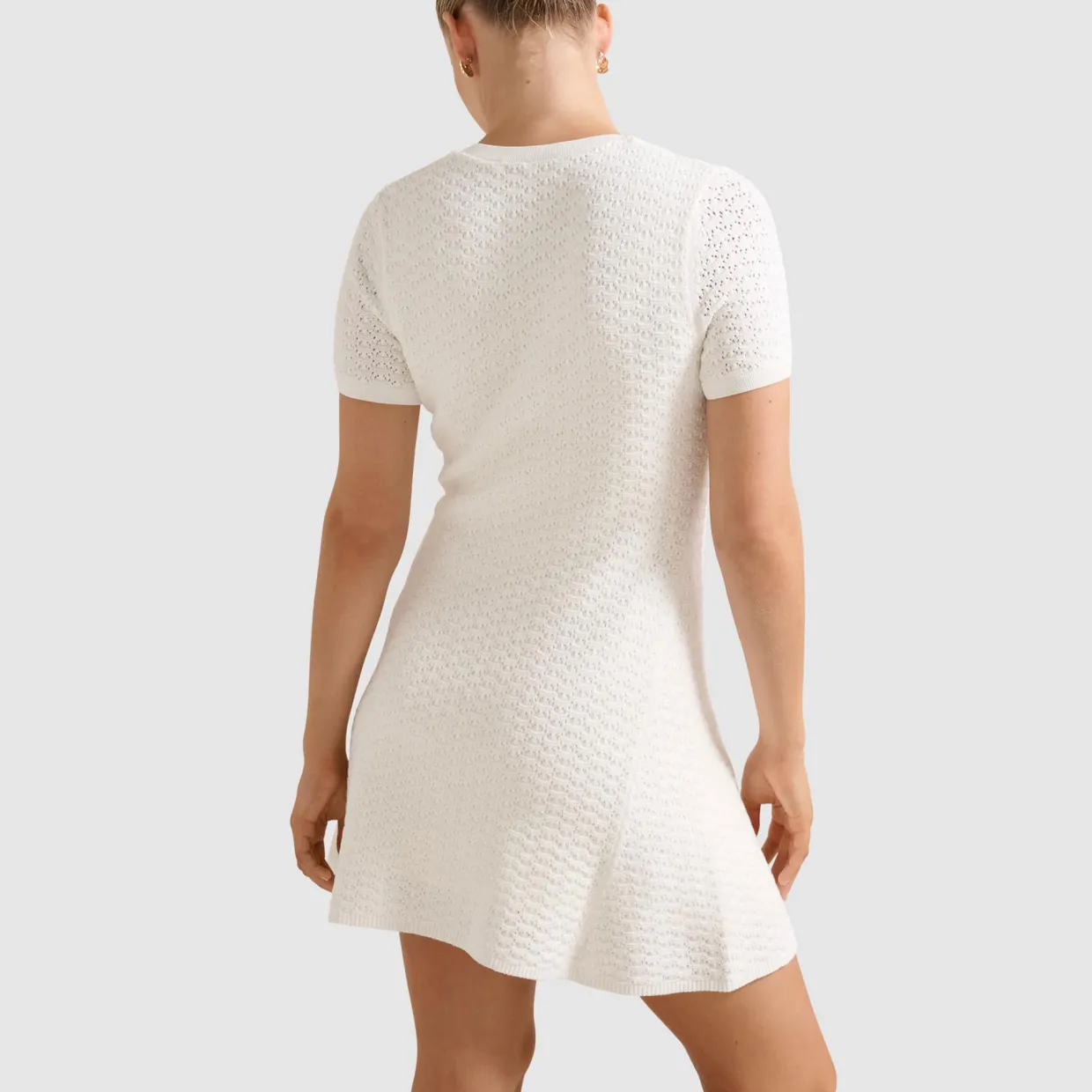 Rosa Stitch Knitted Mini Dress