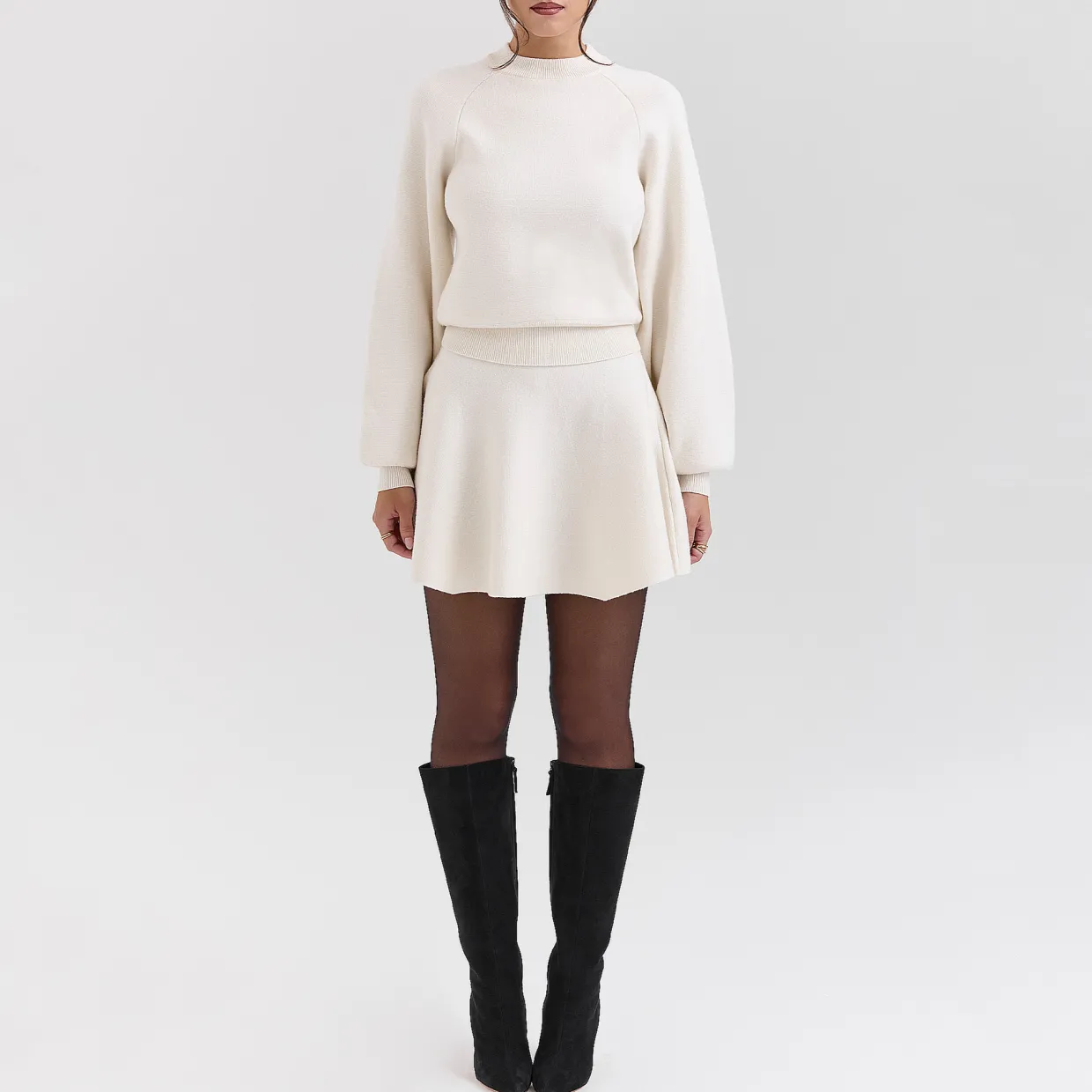 Rosina Flounce Mini Skirt