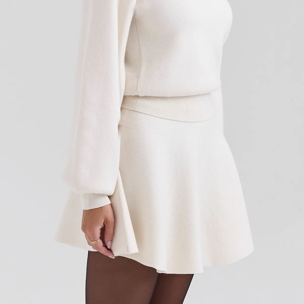 Rosina Flounce Mini Skirt
