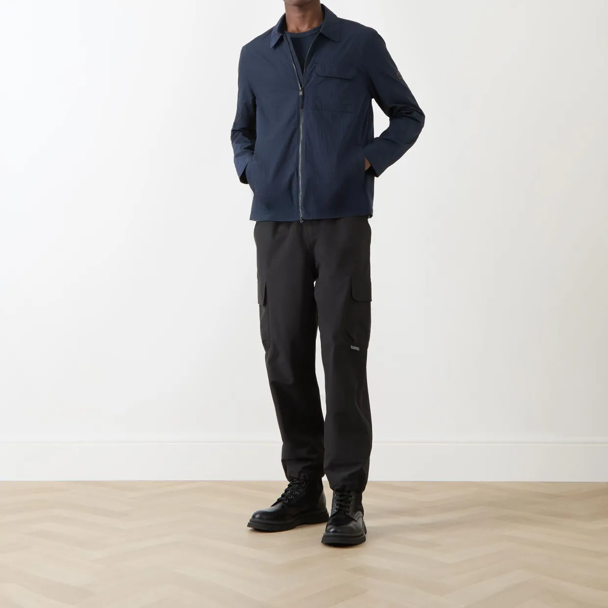 Rosso Zipped Overshirt