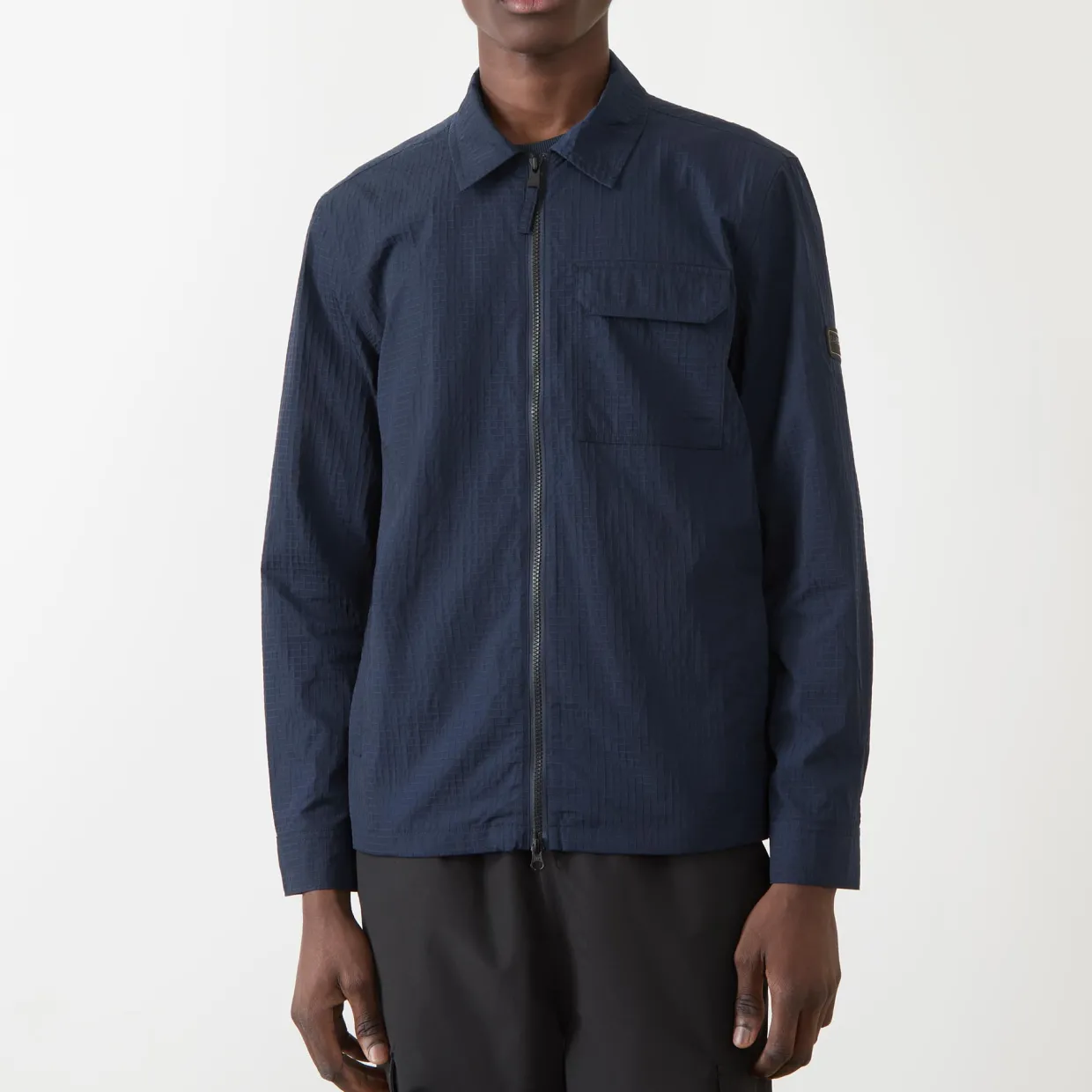 Rosso Zipped Overshirt