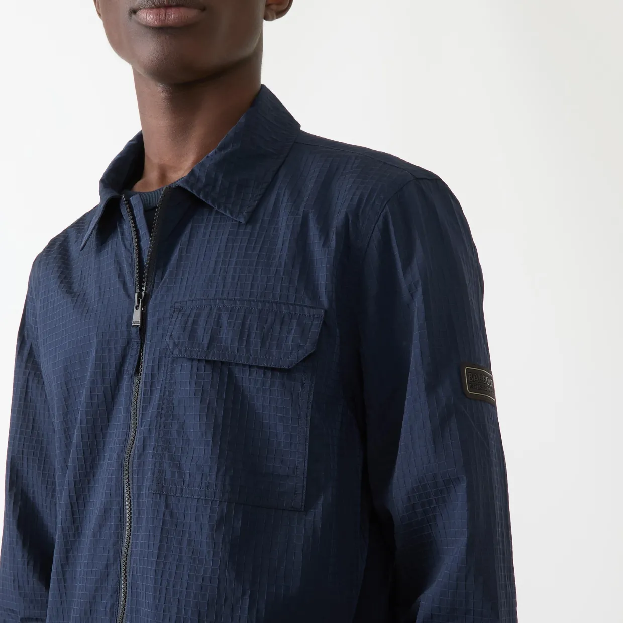 Rosso Zipped Overshirt
