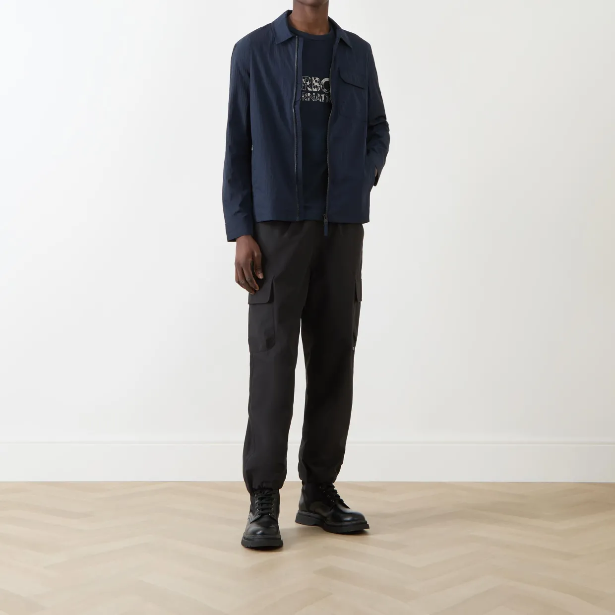Rosso Zipped Overshirt