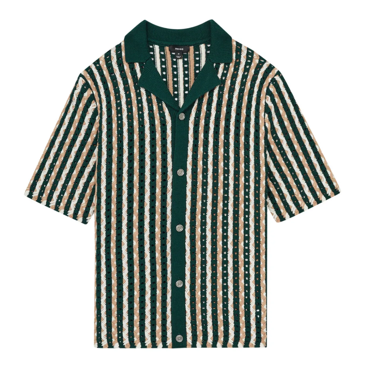 Roulette Textured Knitted Shirt