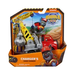 Rubble & Crew, Charger’s Crane Grabber Toy Truck Set