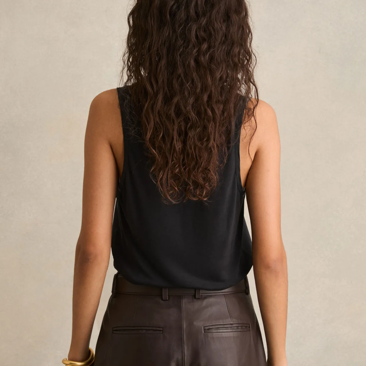 Ruby Panelled Tank Top