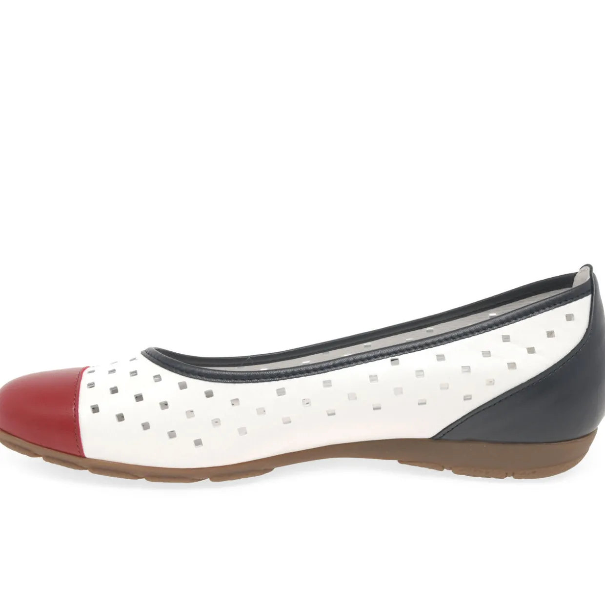 Ruffle Punched Detail Flats