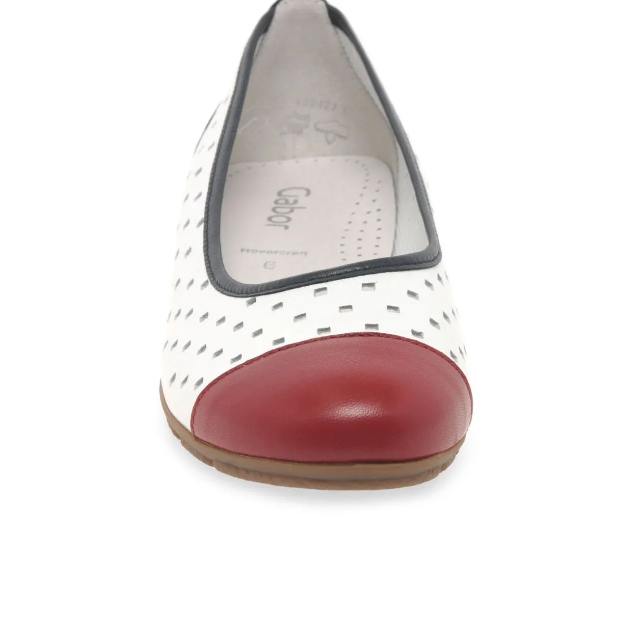 Ruffle Punched Detail Flats