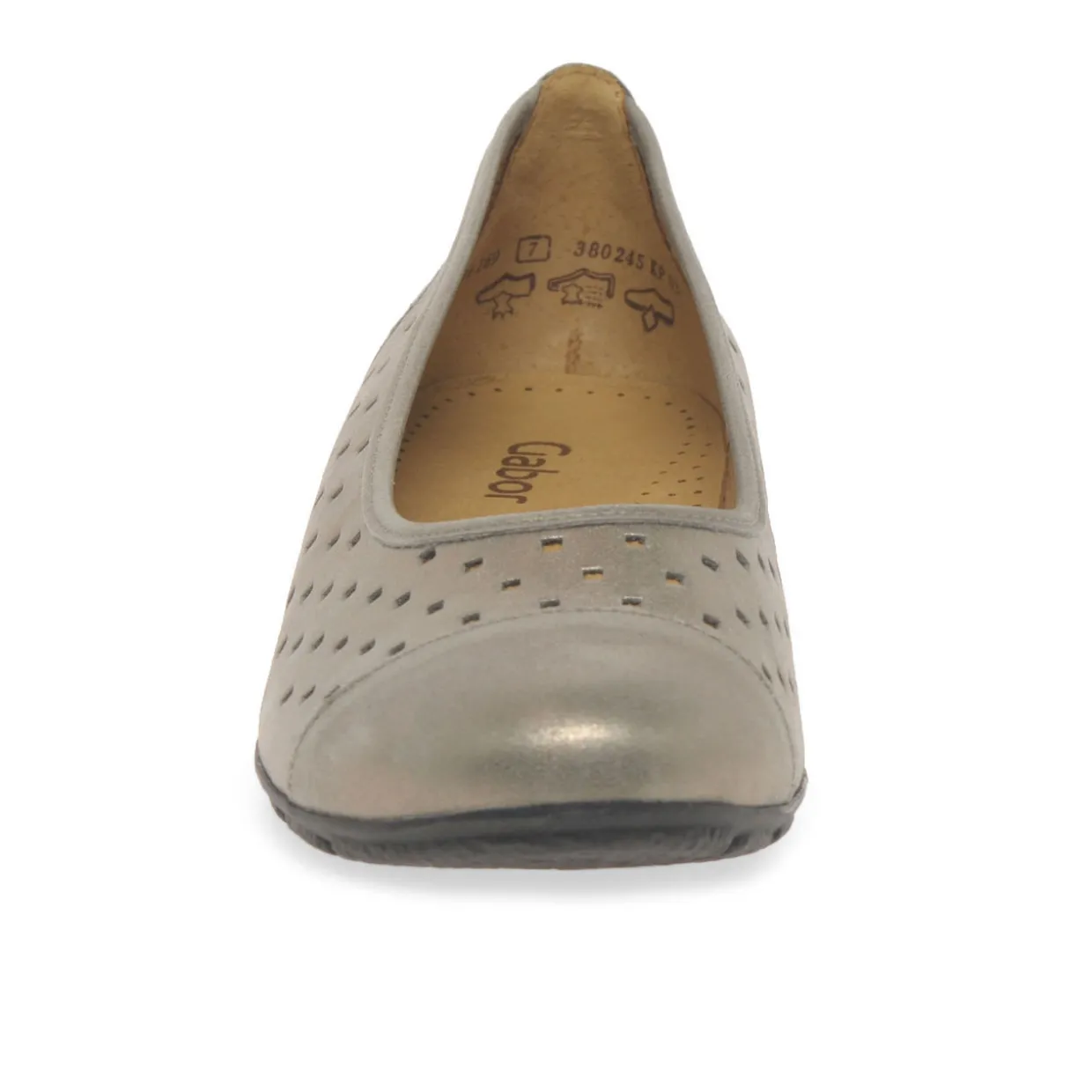 Ruffle Punched Detail Flats