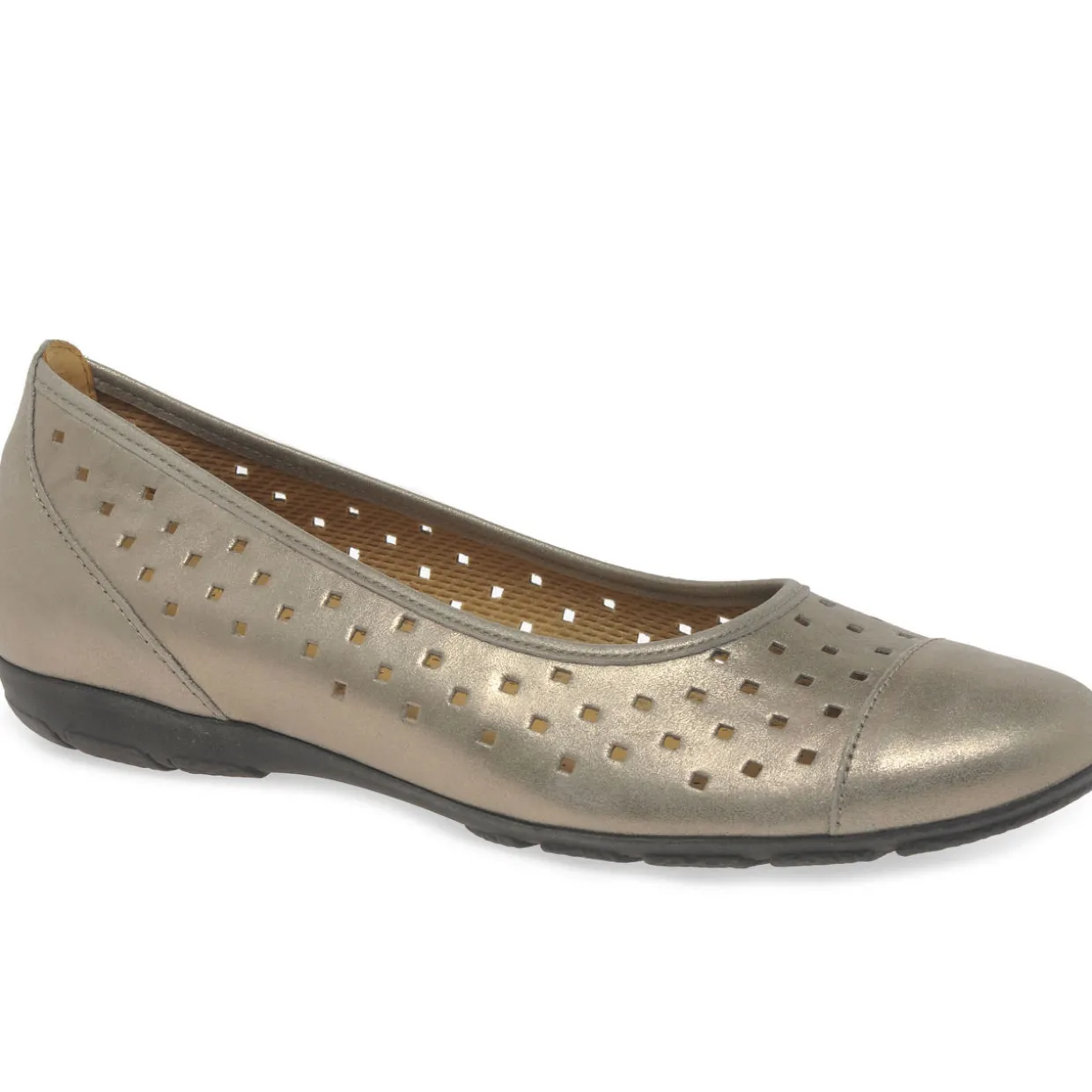 Ruffle Punched Detail Flats