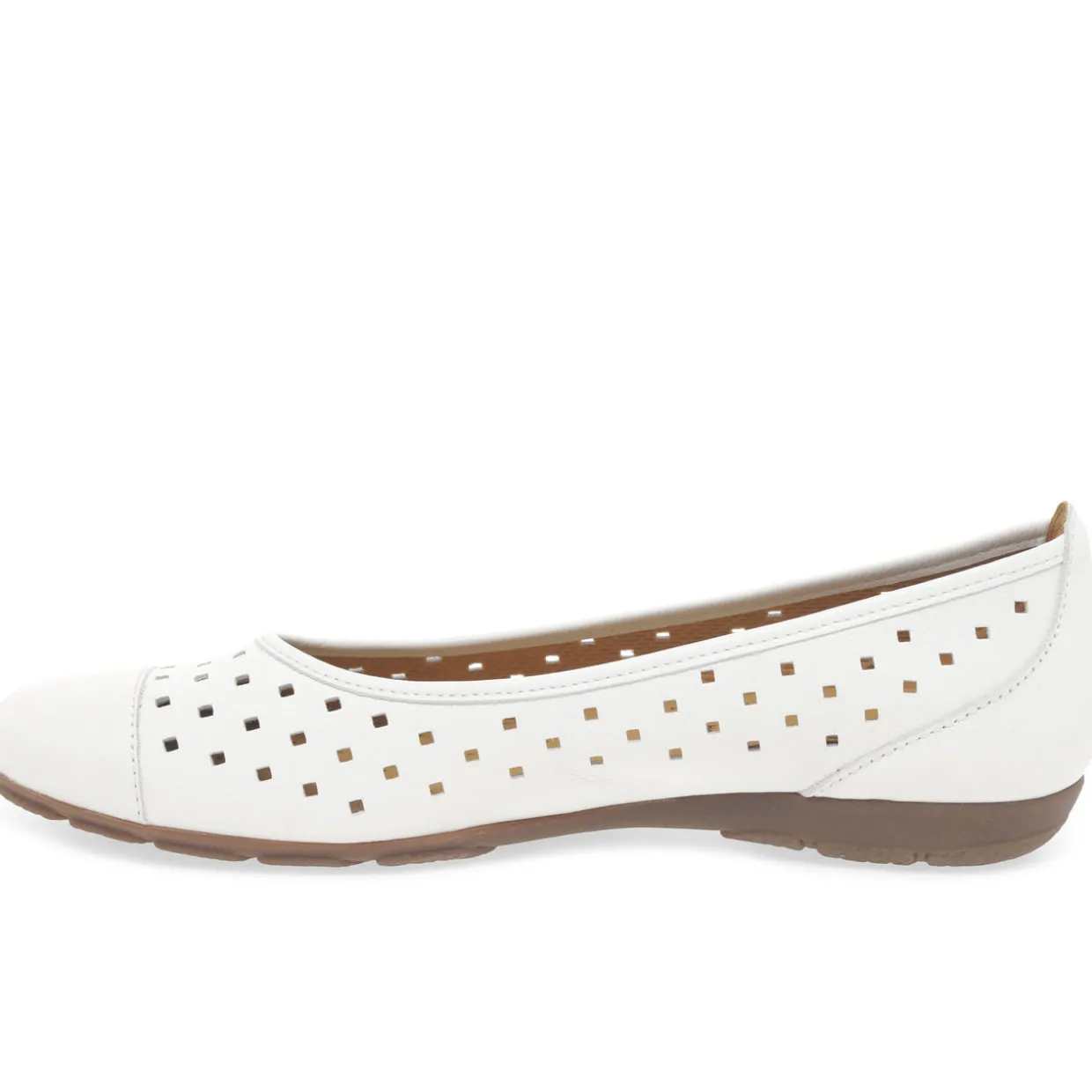 Ruffle Punched Detail Flats