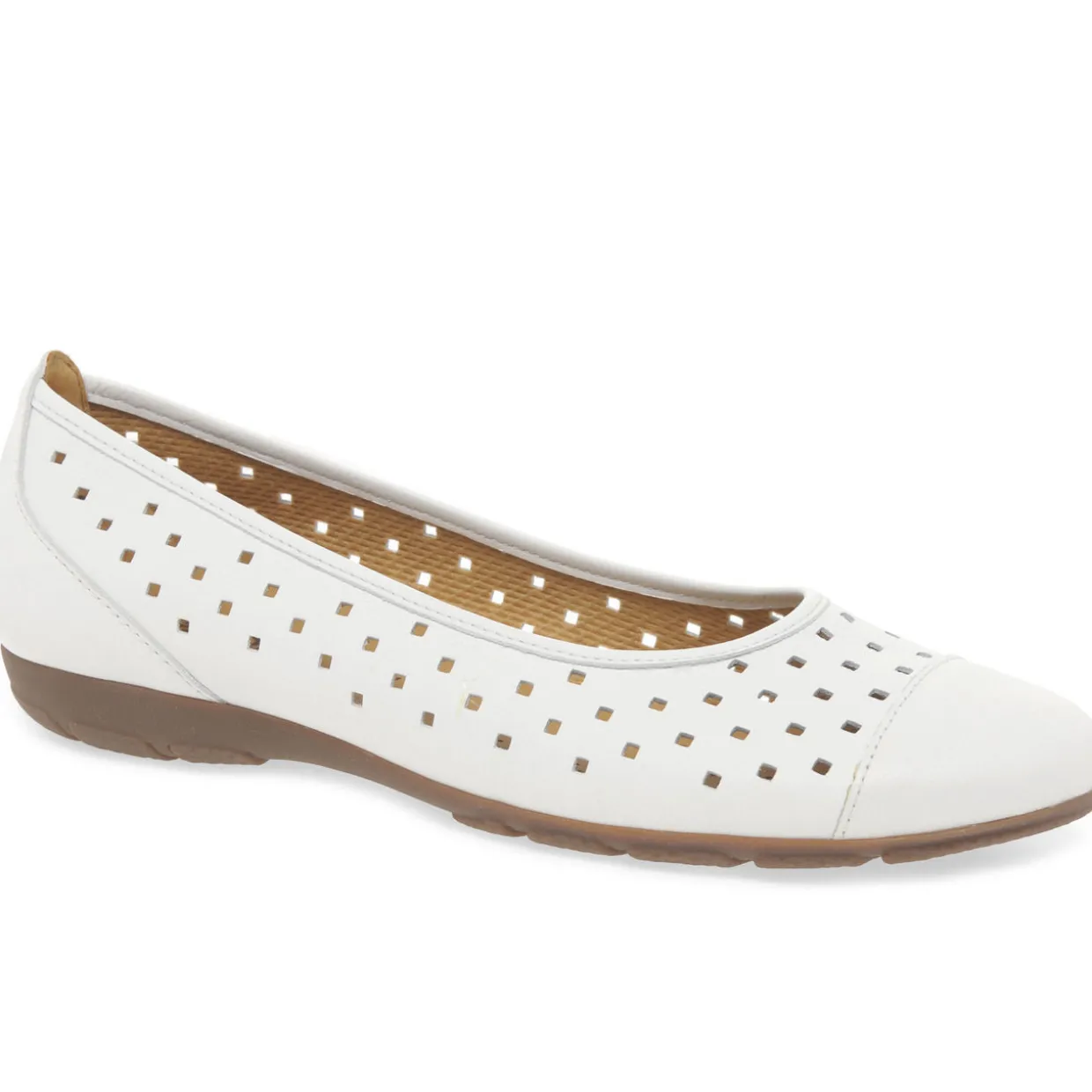 Ruffle Punched Detail Flats