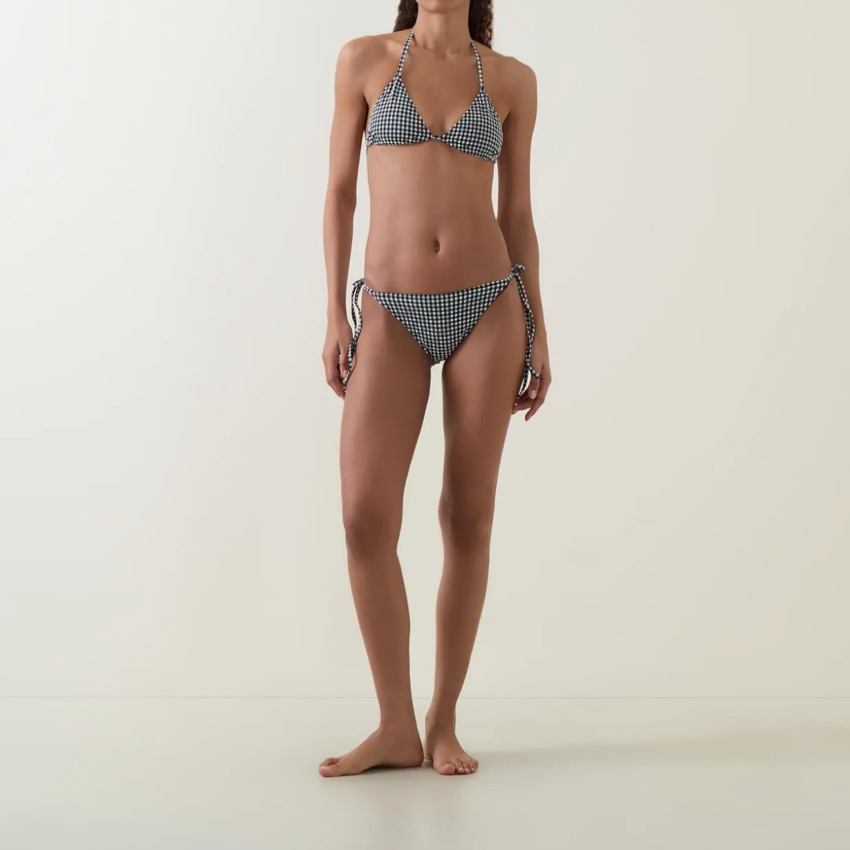 Sabrina Gingham Seersucker Two-Piece Bikini Set