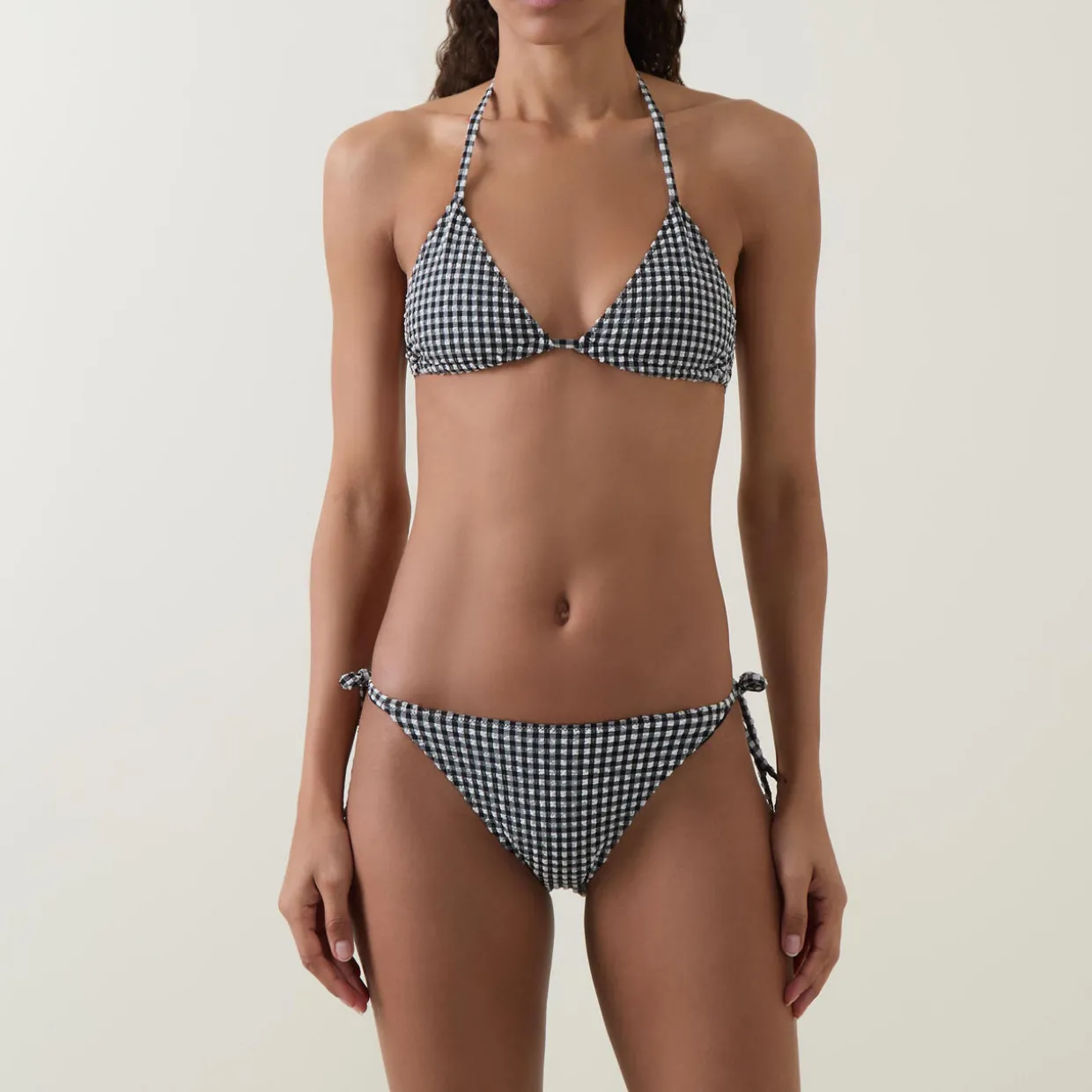 Sabrina Gingham Seersucker Two-Piece Bikini Set