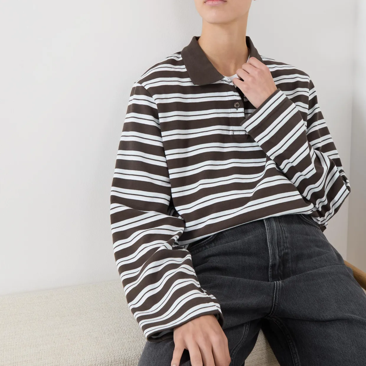 Sadover Striped Polo Shirt