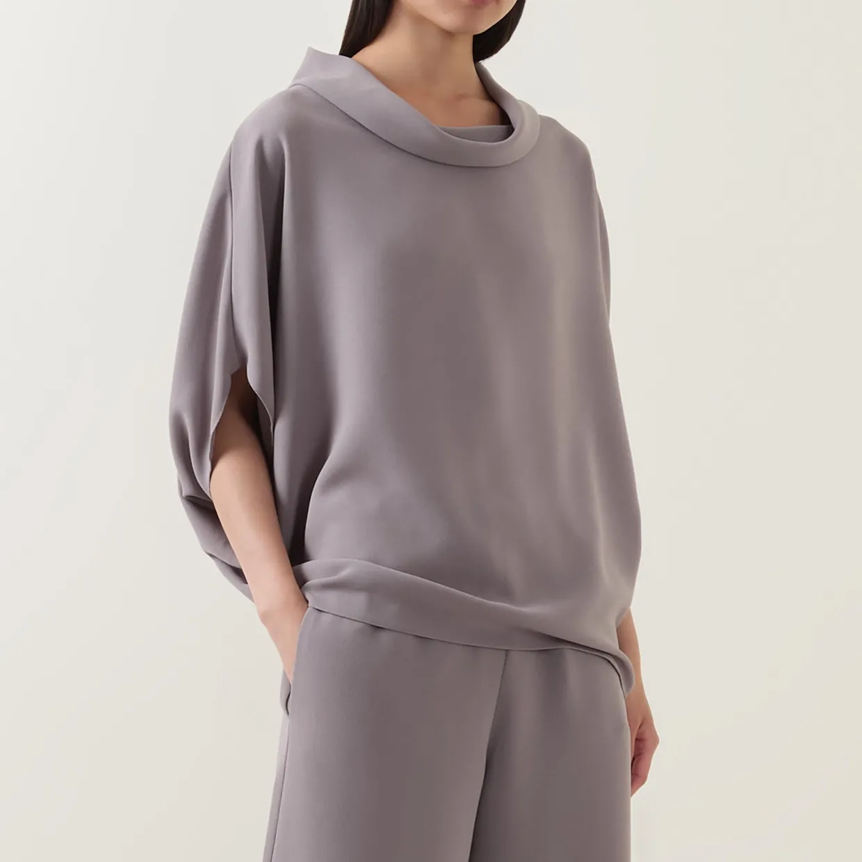 Sage Cowl Blouse