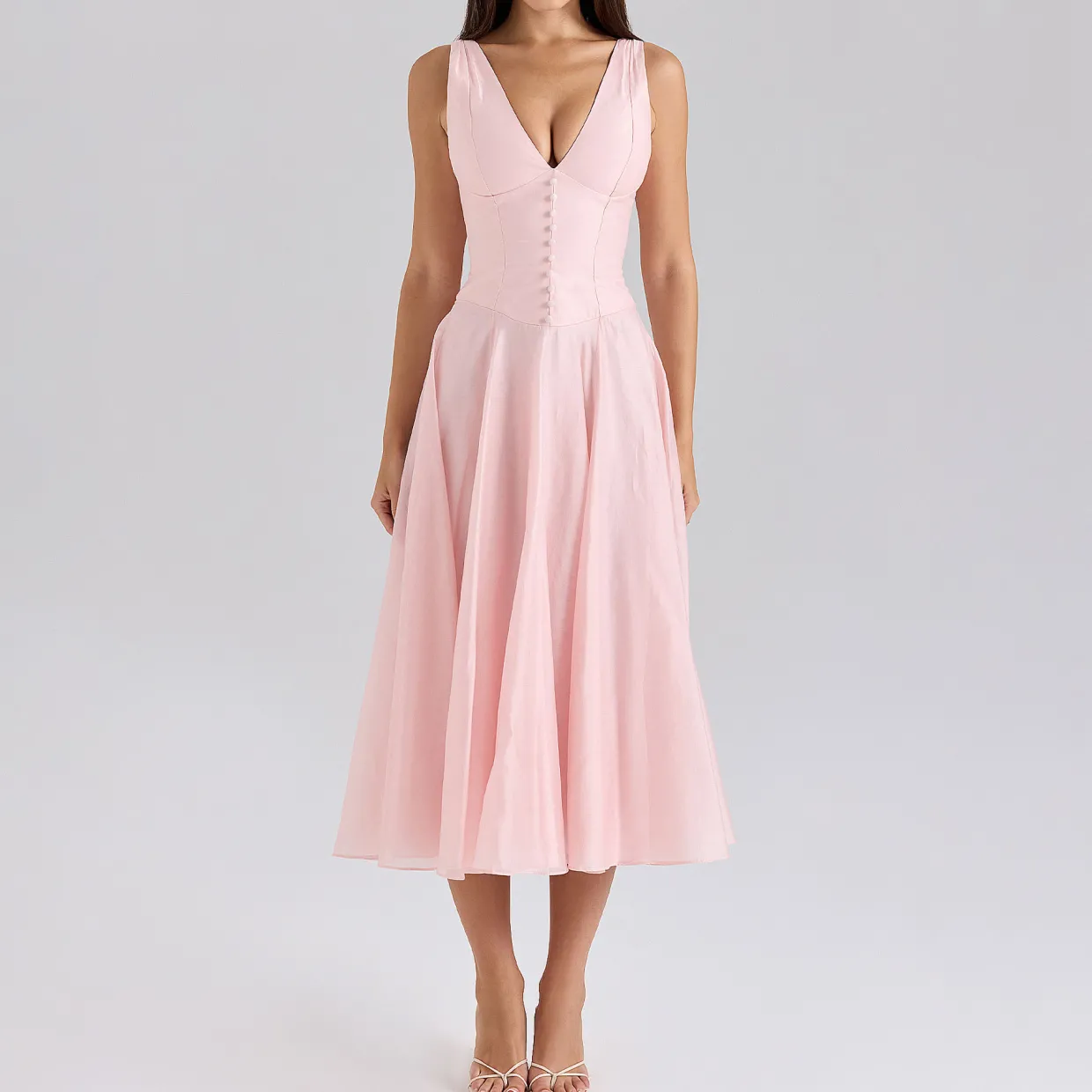 Samira Button Dress