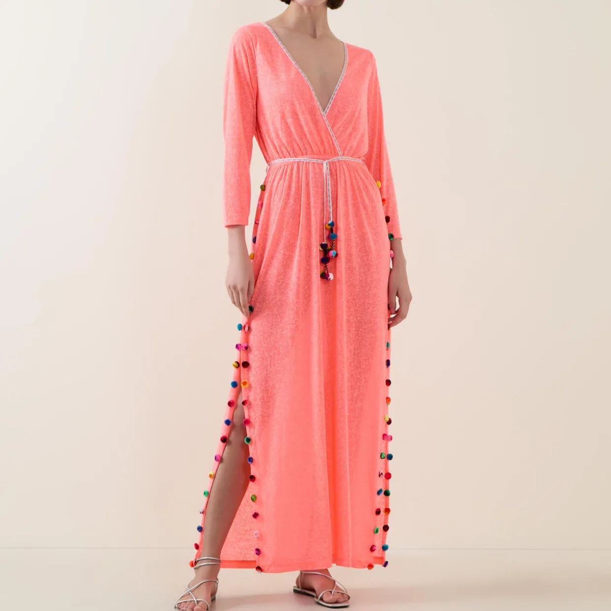 Santorini Pom Pom Sundress