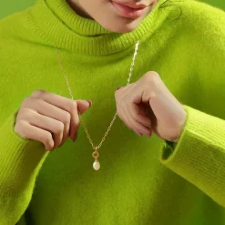 Sappho Baroque Pearl Pendant Necklace