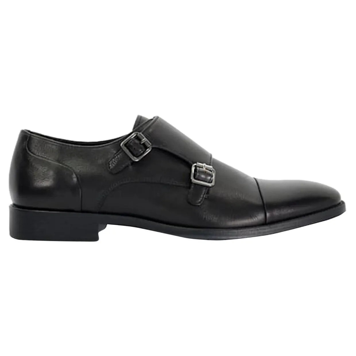 Satchin Double Buckle Monk Shoes