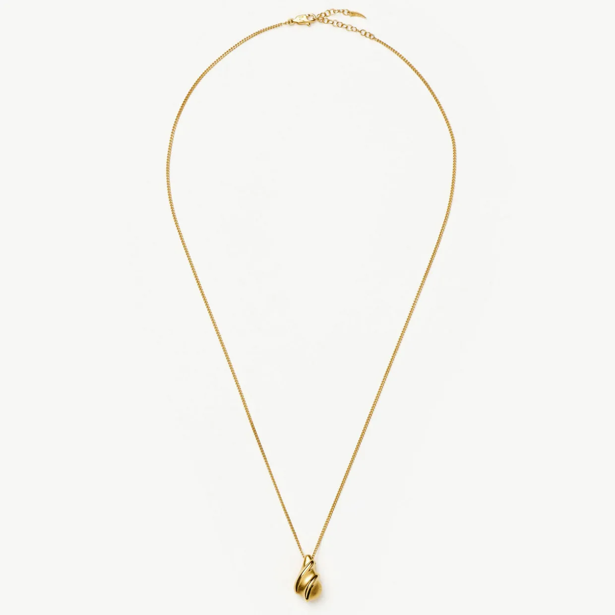 Savi Ridge Droplet Pendant Necklace