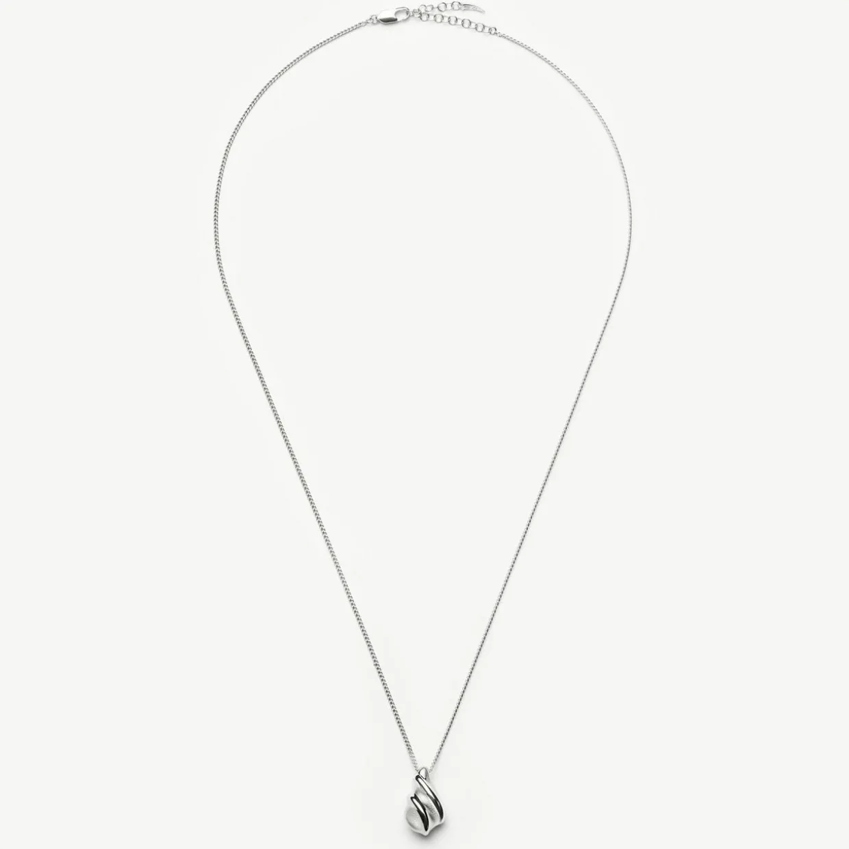 Savi Ridge Droplet Pendant Necklace