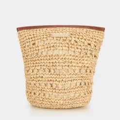 Savona Raffia Pouch Bag