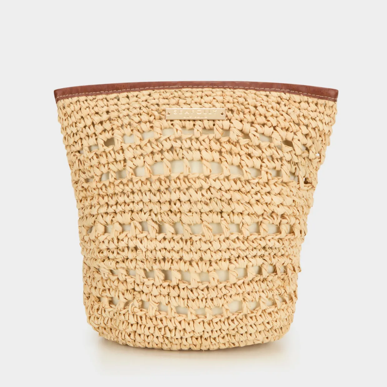 Savona Raffia Pouch Bag