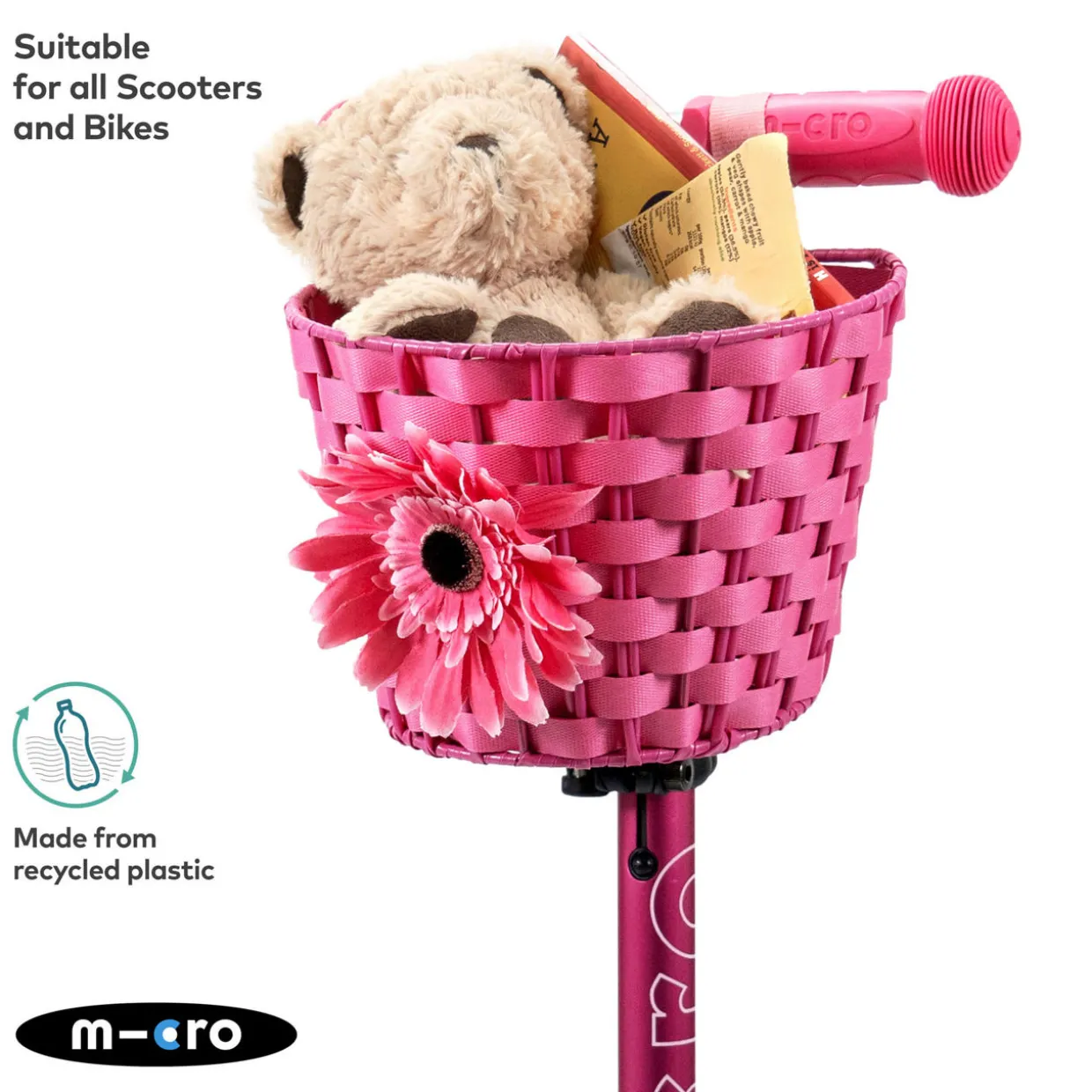 Scooter Flower Basket