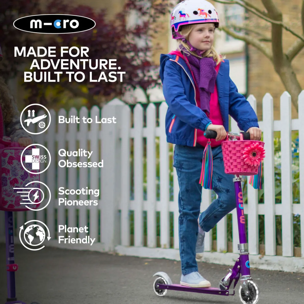 Scooter Flower Basket