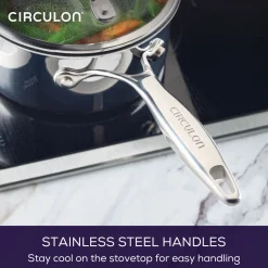 Scratch Defense Stainless Steel Saucepan with Lid 16cm