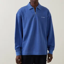Script Logo Half-Zip Sweatshirt