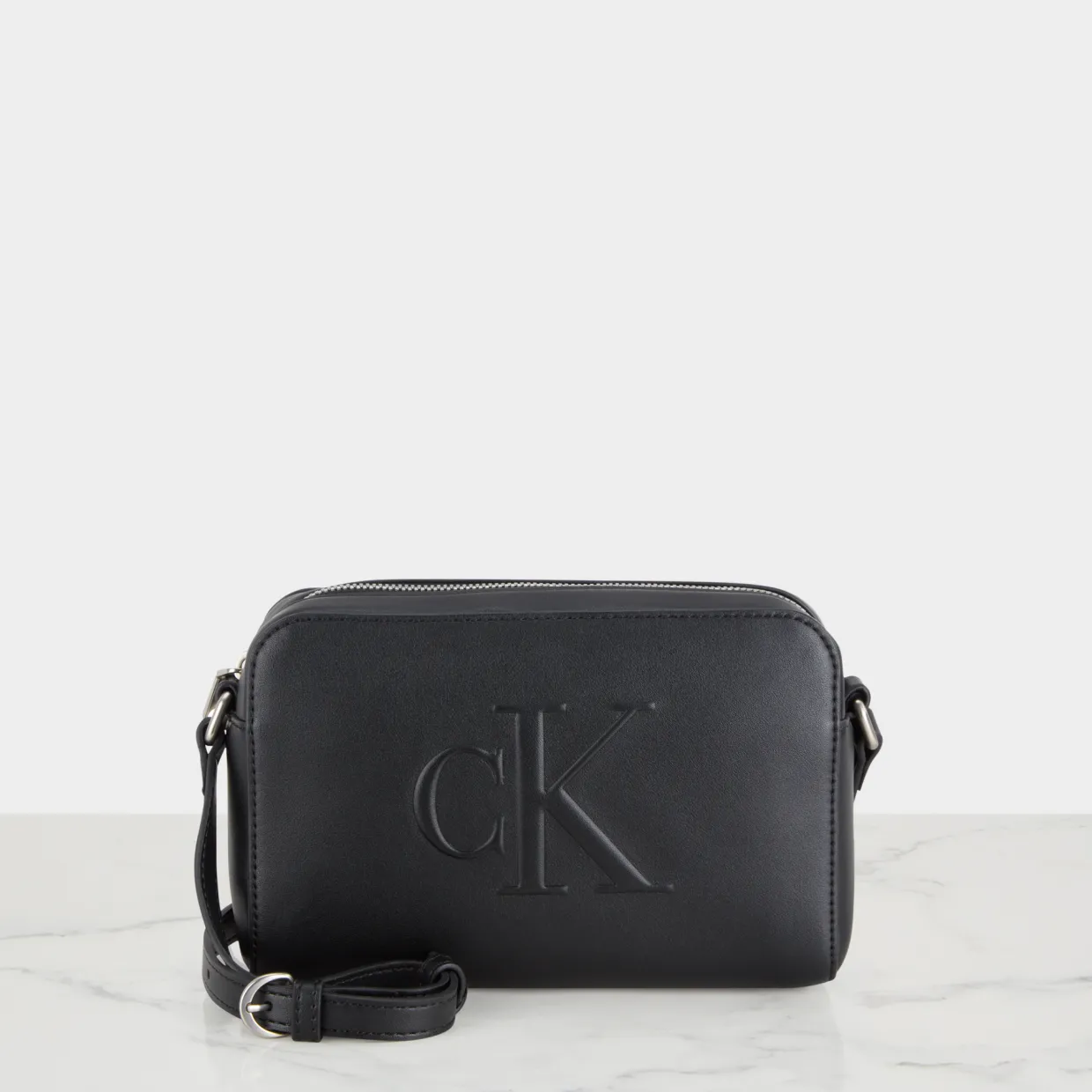 Sculpted Camera Crossbody Bag