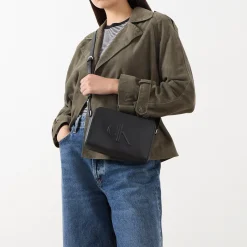 Sculpted Camera Crossbody Bag