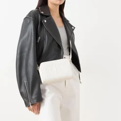 Sculpted Logo Camera Crossbody Bag