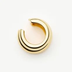 Sculptural Chubby Double Ear Cuff Earring