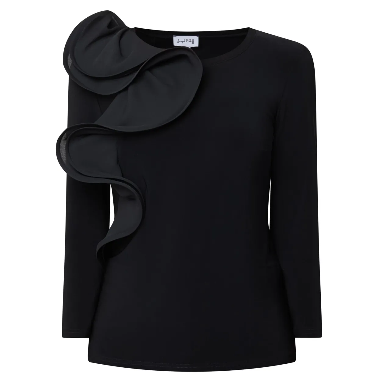 Sculptural Long-Sleeved Top