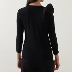 Sculptural Long-Sleeved Top