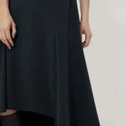 Seam Detail Flared Skirt