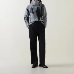 Seam Straight Leg Trousers