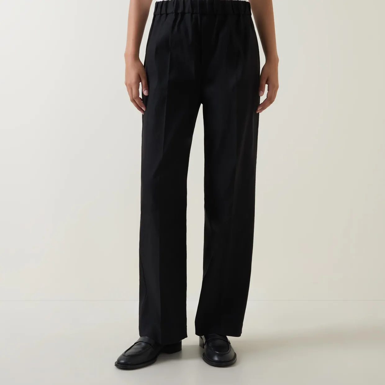 Seam Straight Leg Trousers