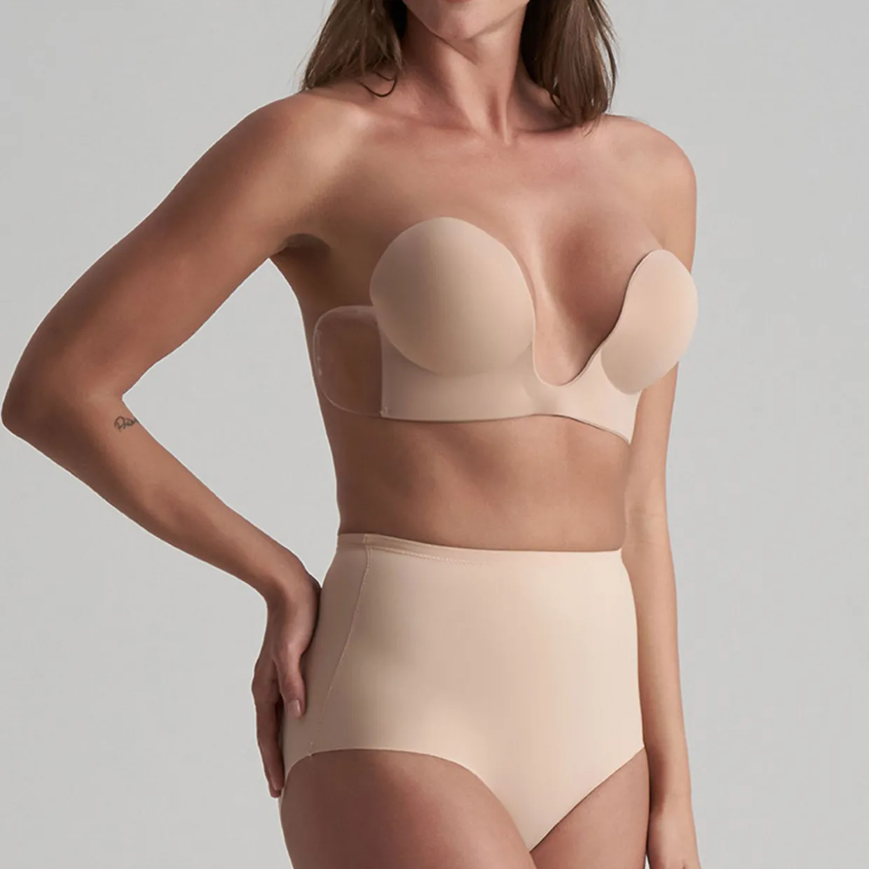 Seamless U-Style Strapless Bra