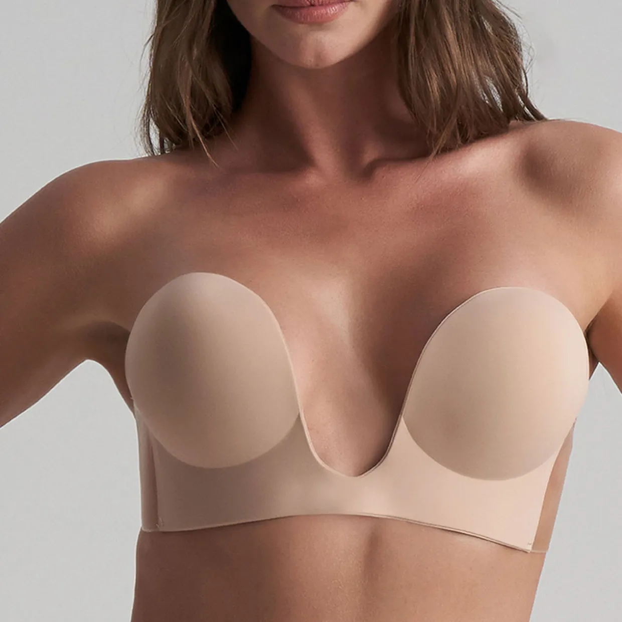 Seamless U-Style Strapless Bra