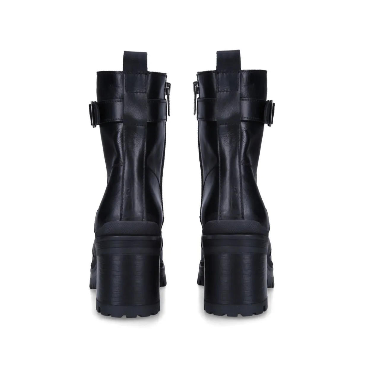Secure Lace-Up Biker Boots