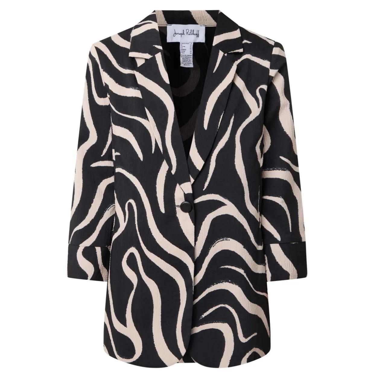Seersucker Abstract Blazer