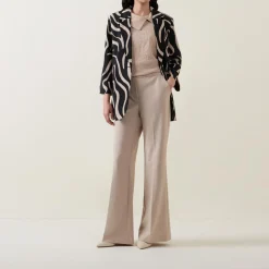 Seersucker Abstract Blazer
