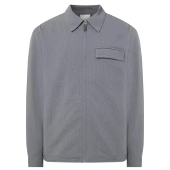 Seersucker Pocket Overshirt