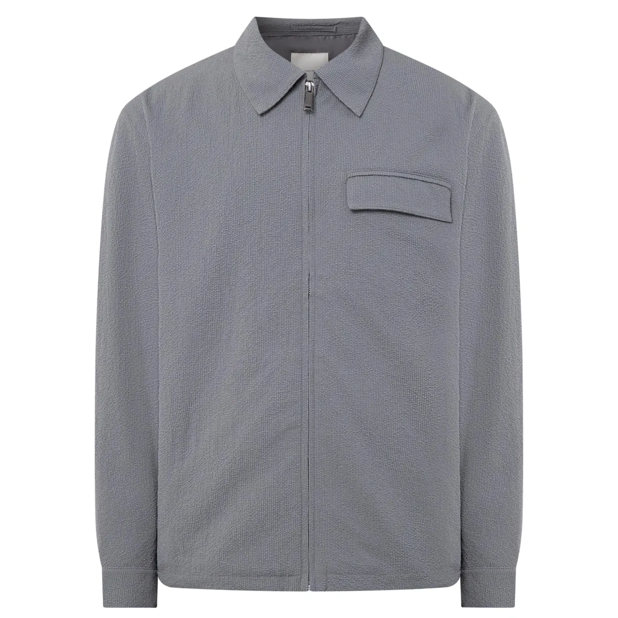 Seersucker Pocket Overshirt